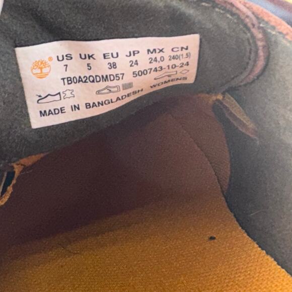 Timberland Stone Street Boat Shoe Brown Leather Women’s Size 7 US - Picture 8 of 8